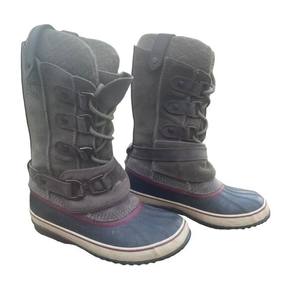 SOREL Joan of Arctic Premium Suede Waterproof Winter Snow Boots